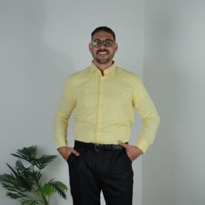 Camisa Social Amarela