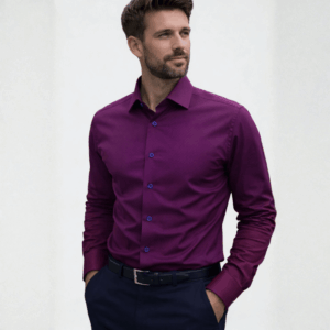 Camisa Social Bordô Prime